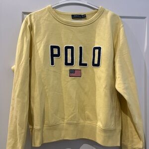 Polo by Ralph Lauren Yellow Crew Neck Sweater